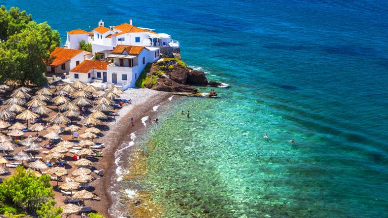 Beach on Hydra Island