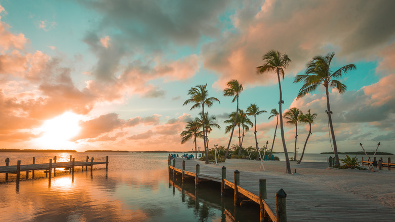 Sunset in the florida keys