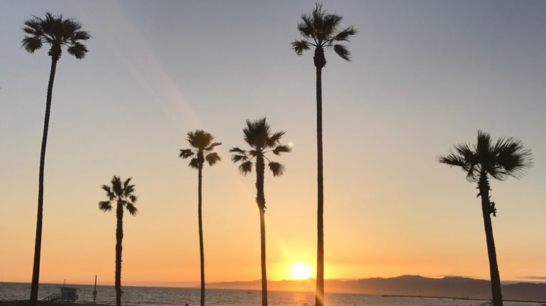 Dockweiler State Beach in LA County, California