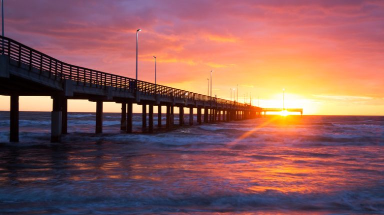 Texas Gulf Coast pier