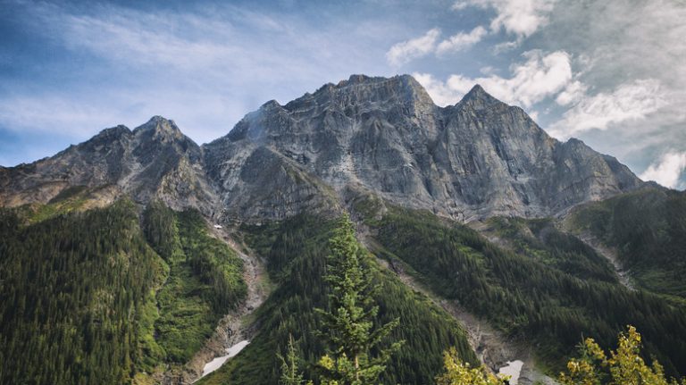 Yoho National Park mountains