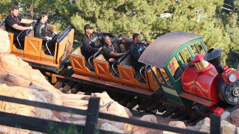 Disneyland's Big Thunder Mountain Railroad