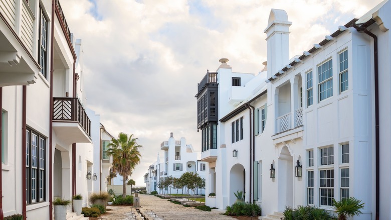 white buildings at Alys Beach