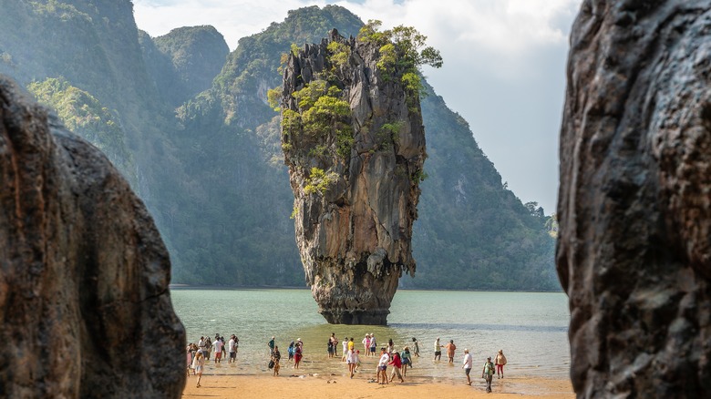 Tourists at James Bond Island