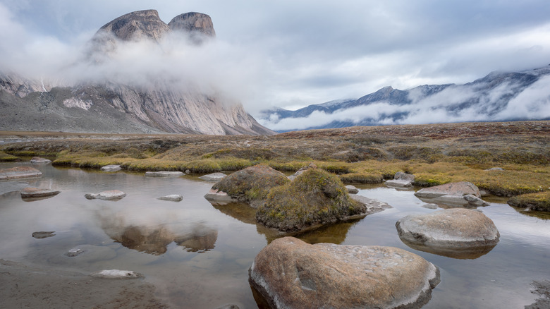 Landscape view of Auyuittuq National Park