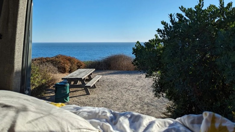 campsite at Moro Campground