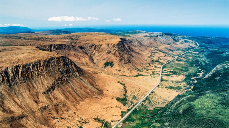 Aerial view of Tablelands