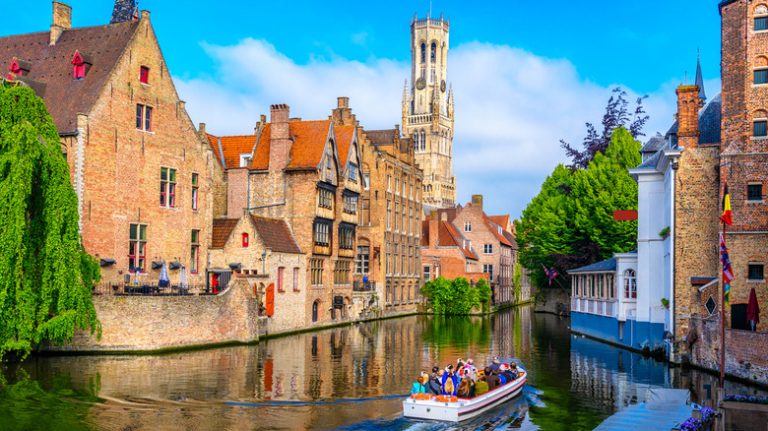 boat in city canal