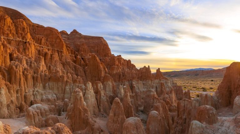 View over Cathedral Gorge State Park