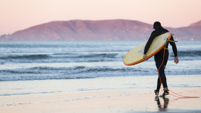 Surfer at Pismo Beach