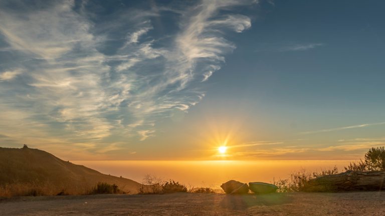 Los Padres National Forest beach