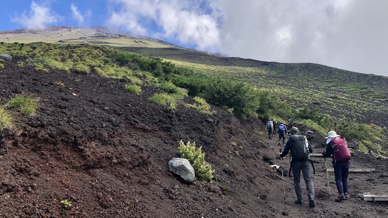 Climbing Mount Fuji Fujinomiya Trail