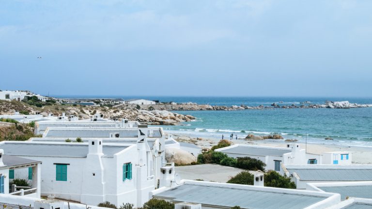 Aerial of Paternoster, South Africa