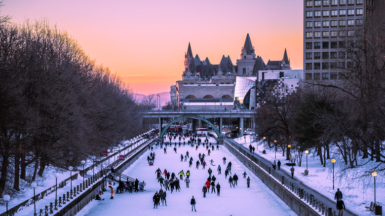 Explore One of the Largest Ice Skating Rinks in the World in Ottawa ...