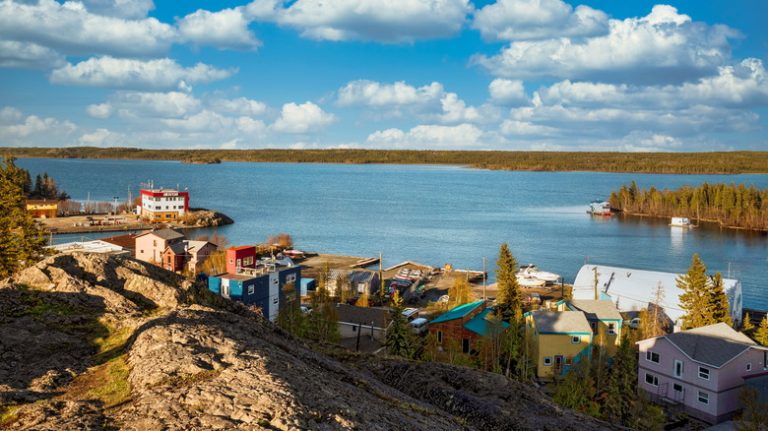 Yellowknife on Great Slave Lake