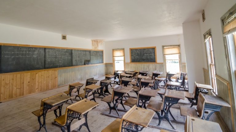 Bannack State Park Abandoned Schoolroom