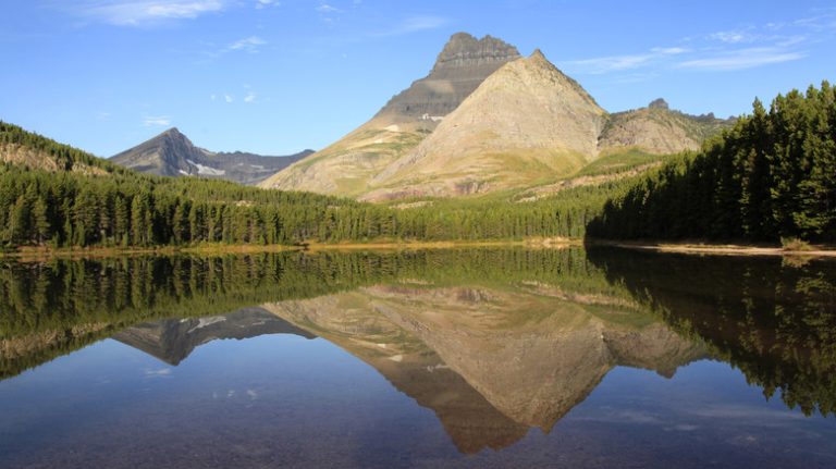 Fishercap Lake in Glacier National Park, Montana