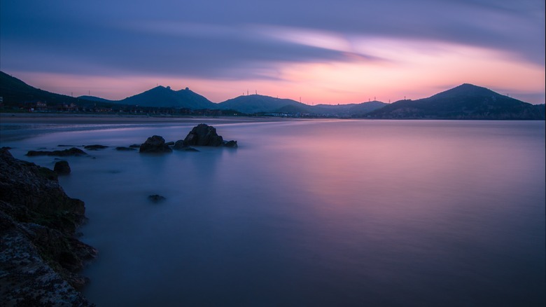 Sunset on Jihu Beach