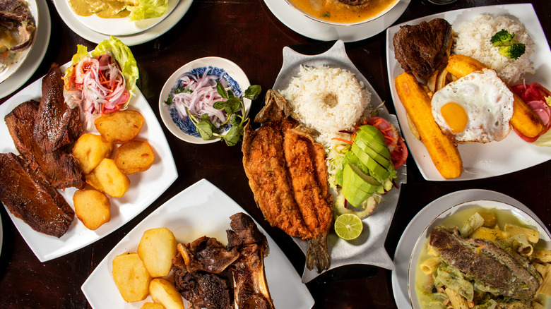 Classic Peruvian dishes