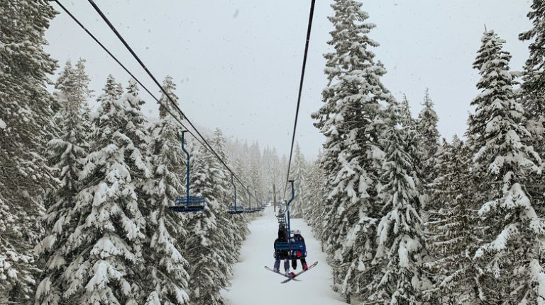 Mt. Hood ski lift