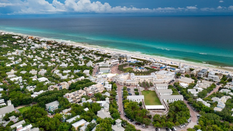 Aerial view of Seaside, Florida