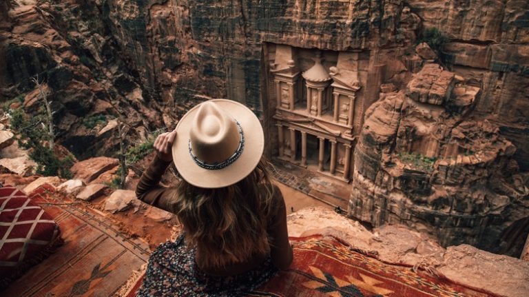 The Treasury in Petra, Jordan