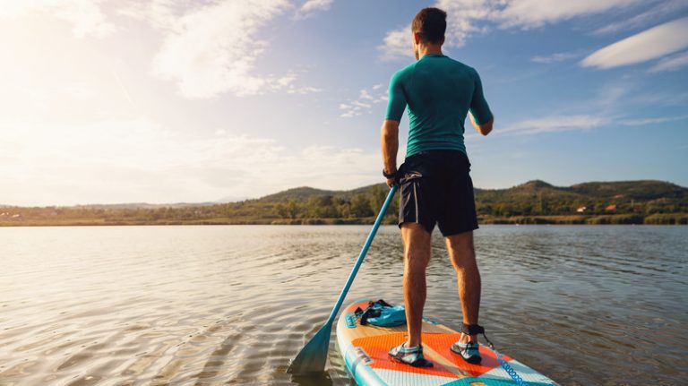 Man on paddlboard