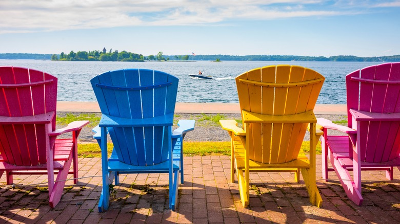 Adirondack chairs in Clayton