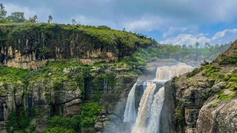 waterfall in Ethiopia wilderness