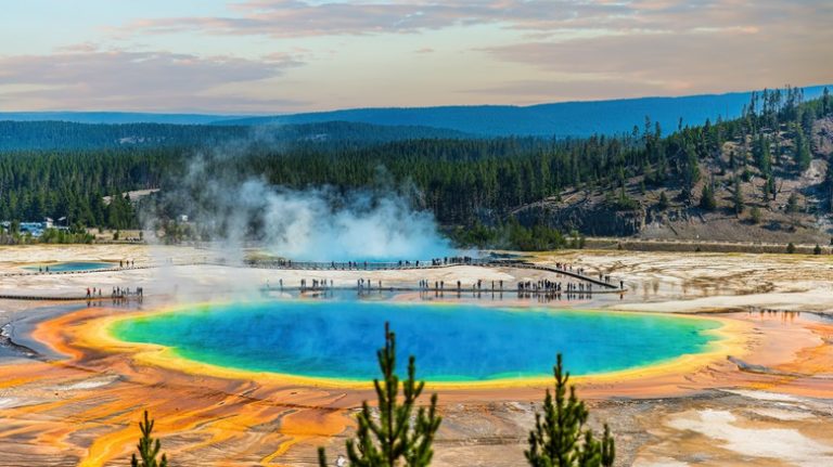 Yellowstone hot spring