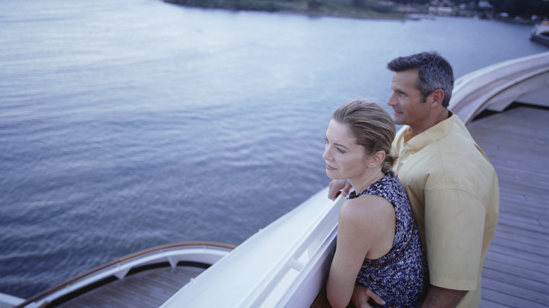 Couple on a cruise