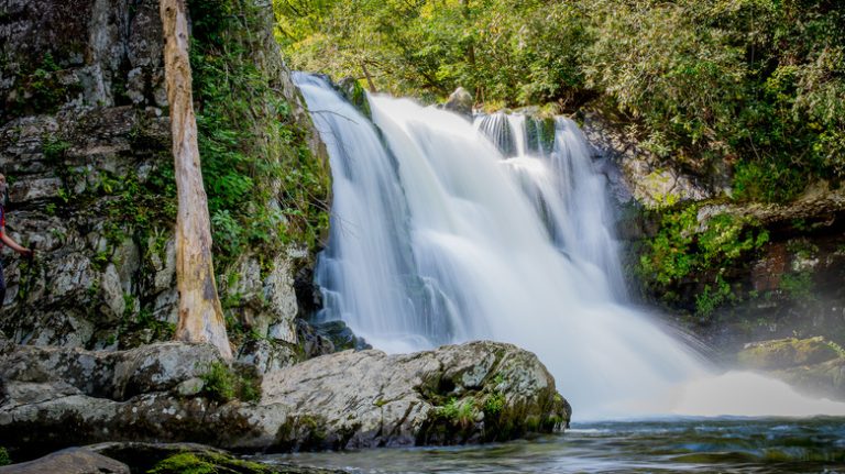 Close up of Abrams Falls