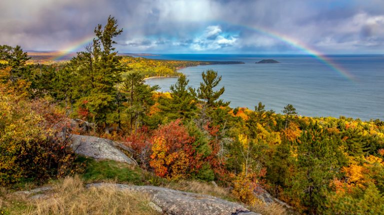 rainbow in Marquette