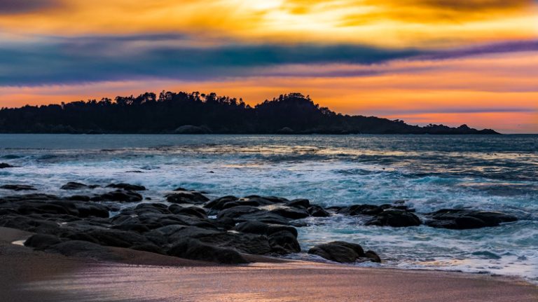 Sunset at Carmel Meadows Beach