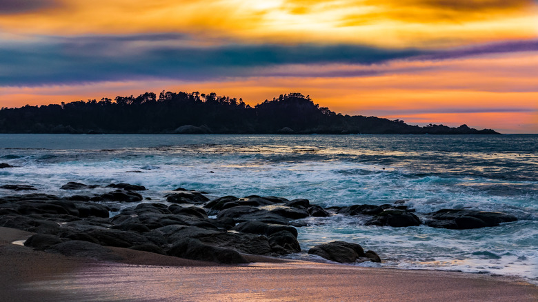 Sunset at Carmel Meadows Beach