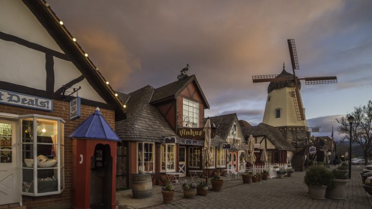 downtown Solvang