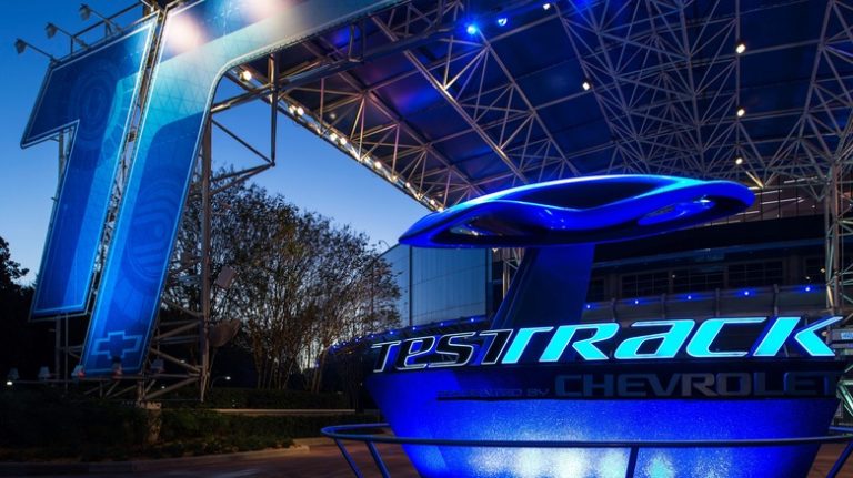 epcot test track night