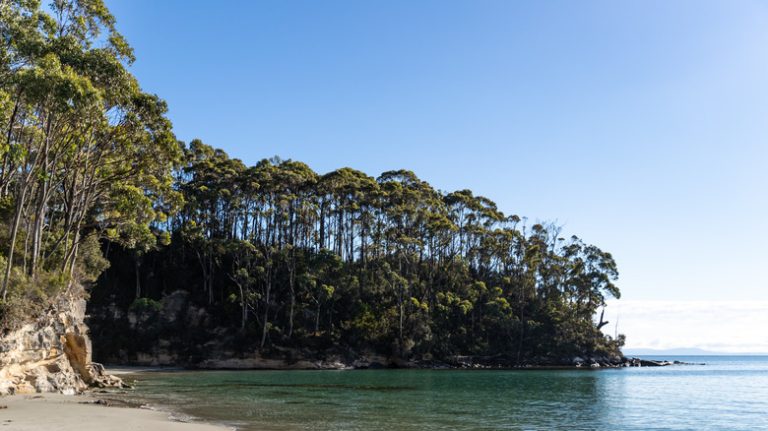 Adventure Bay on Bruny Island