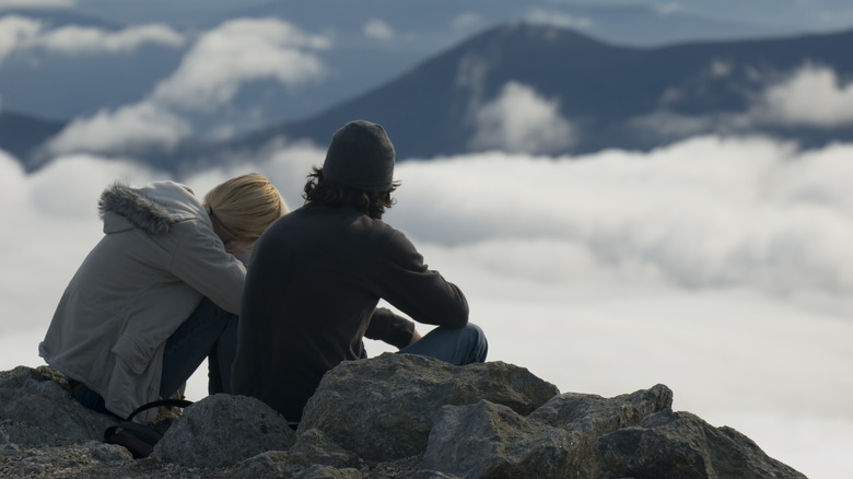 Hikers at Mount Washington Summit