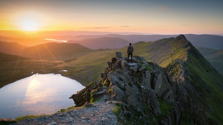 Striding Edge Helvellyn Lake District