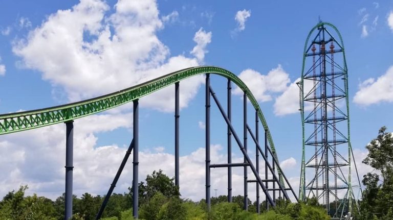 Kingda Ka Coaster blue sky