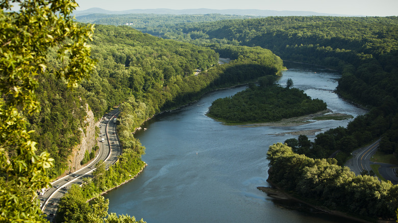 Delaware Gap from above