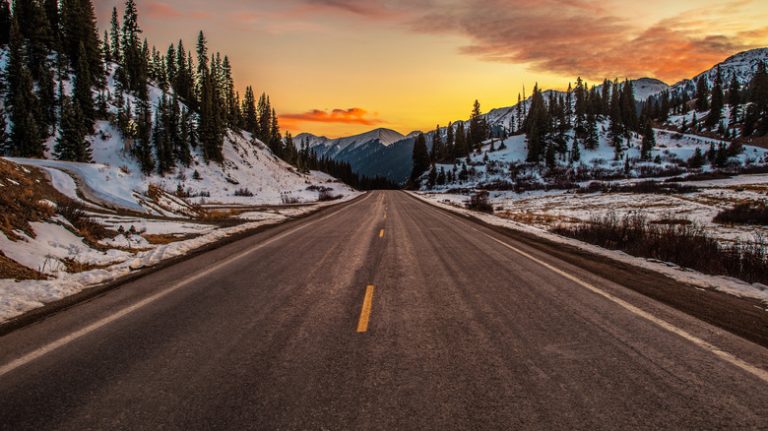 Snowy Million Dollar Highway