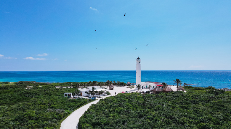 lighthouse in cozumel mexico