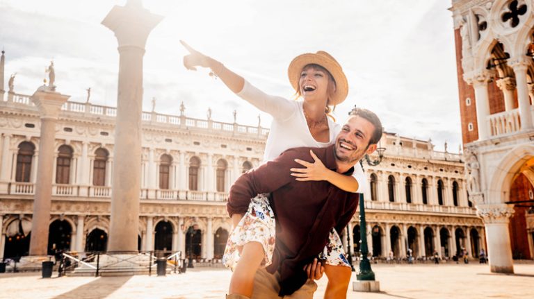 Couple in Venice