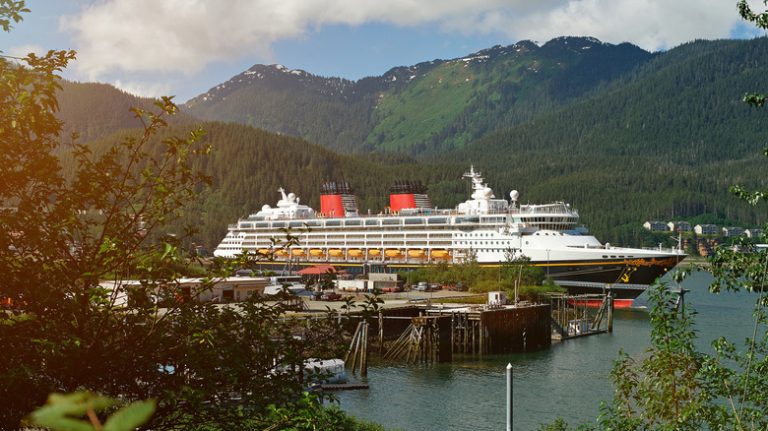 Cruise ship in Alaska