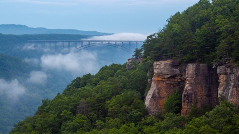 New River Gorge aerial view