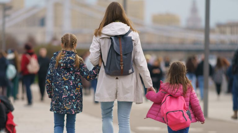 A mom traveling with kids