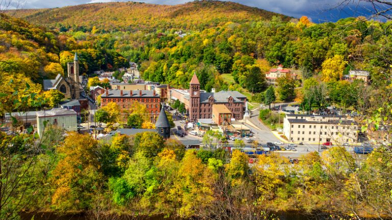 Jim Thorpe town view