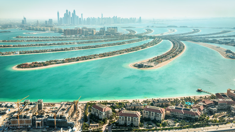 Palm Jumeirah and skyline